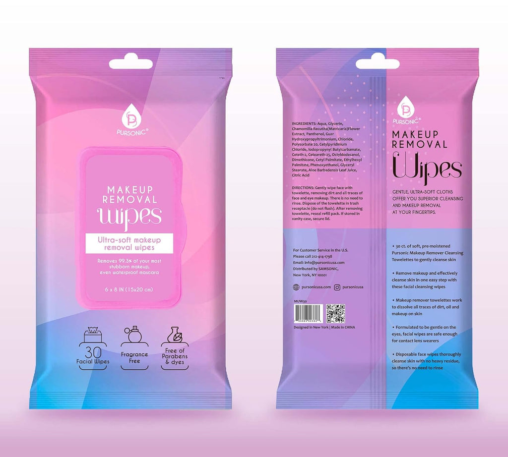 Makeup Removal Wipes 12 Pack (720 Wipes Total) – Ultra-Soft Facial Cleansing Towelettes Dissolve All Traces of Dirt, Oil & Makeup – Gentle Enough for Contact Lens Wearers, Safe for Eye